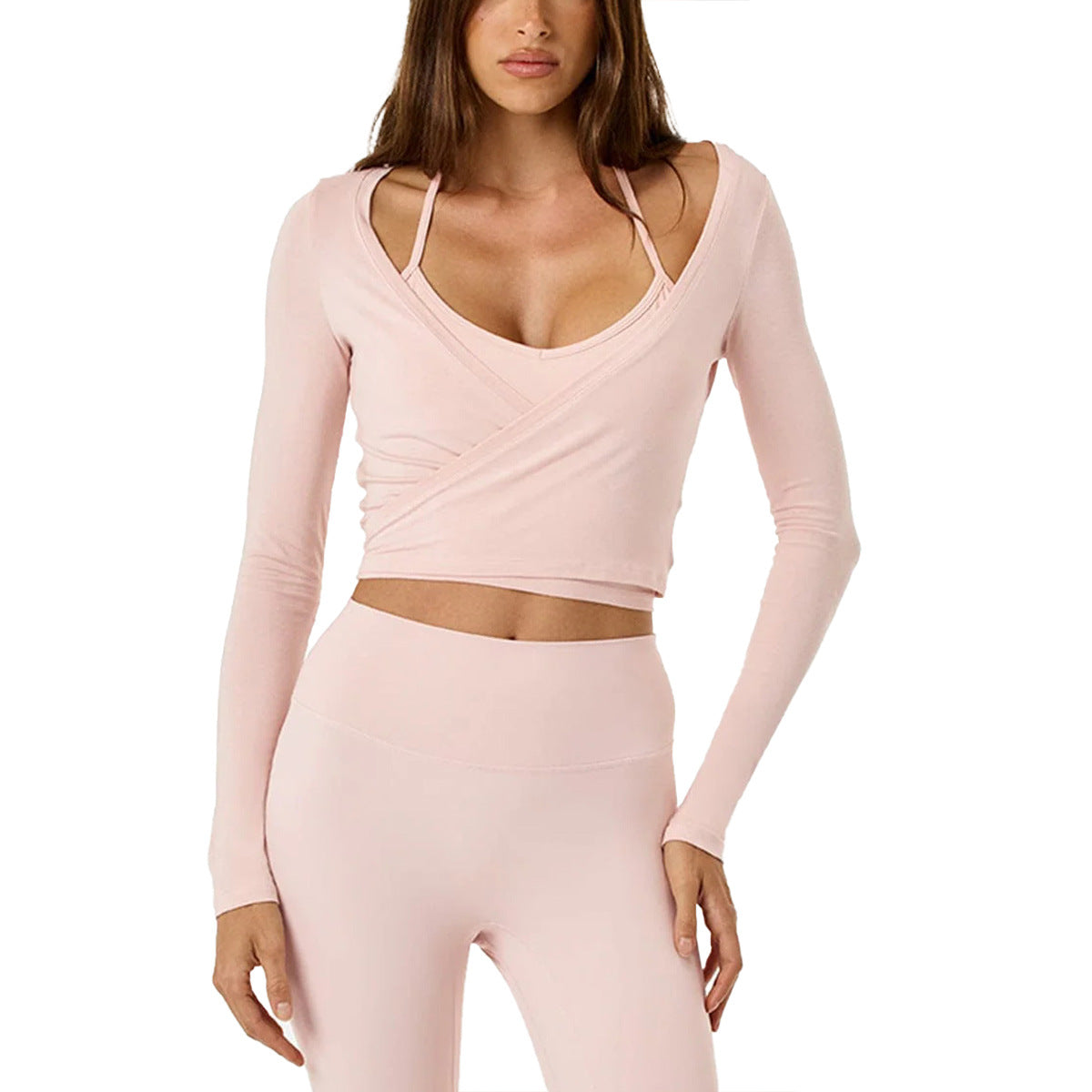 Womens Long Sleeve Yoga Top