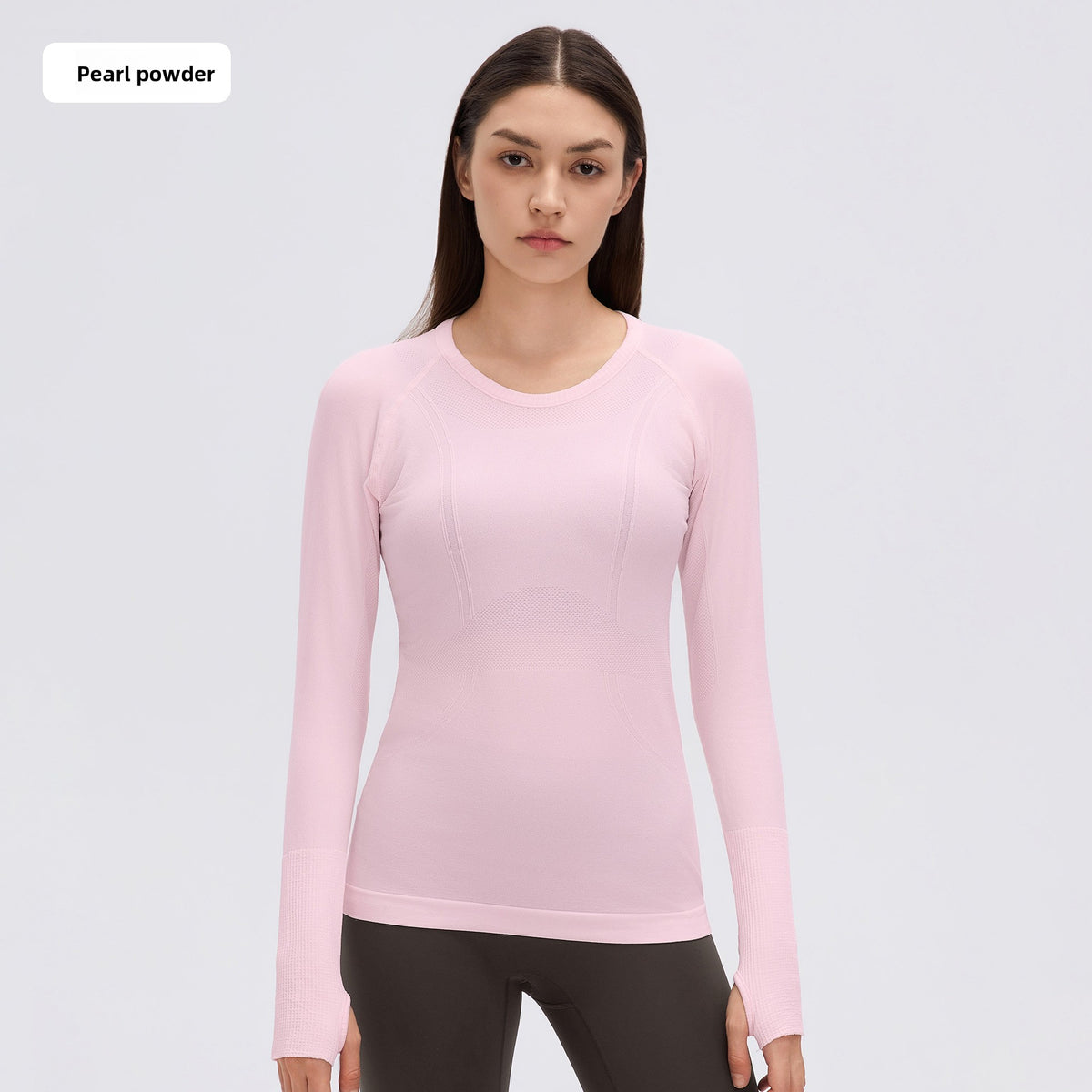 Seamless yoga top
