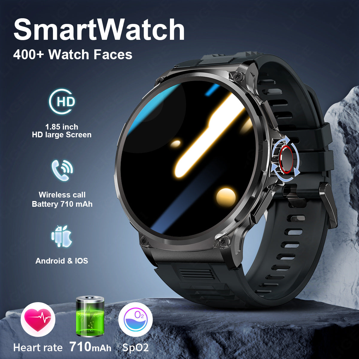 Smart Watch 1.85inch Smart Reminder