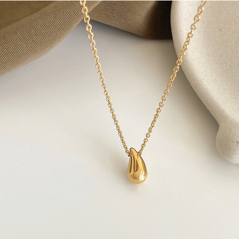 Minimalist Titanium Steel Clavicle Necklace