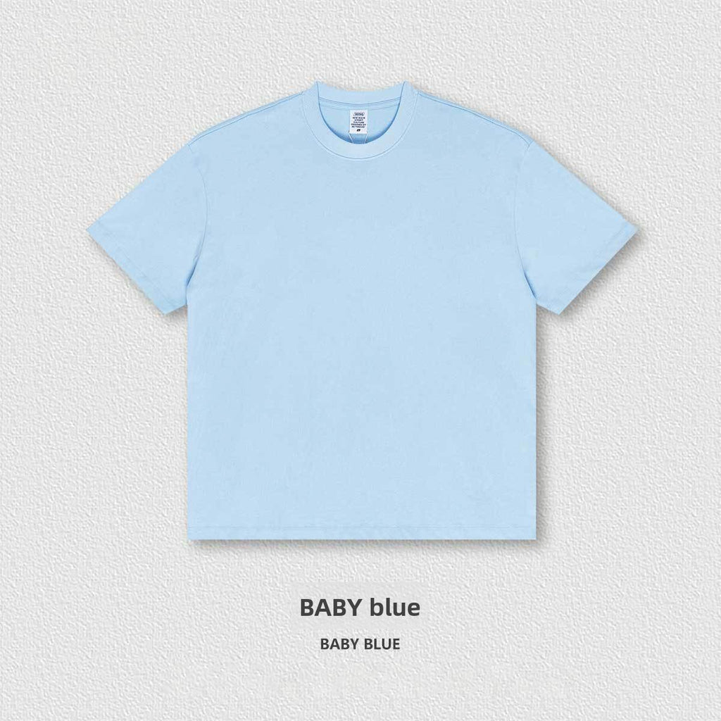American-Style Small-Neck Short-Sleeve T-Shirt for Men