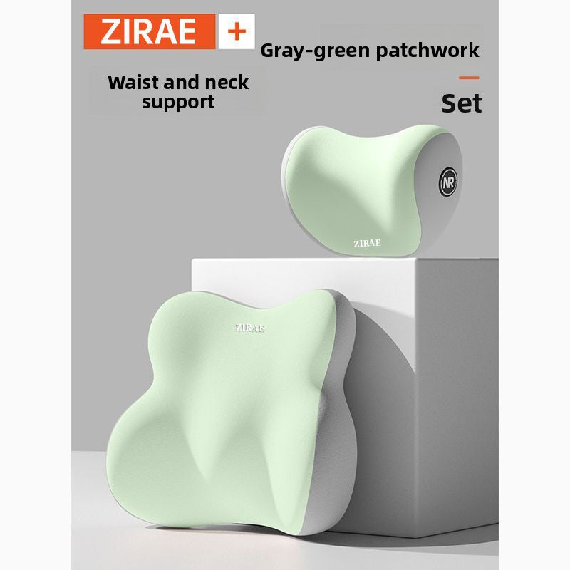 Car seatback headrest set