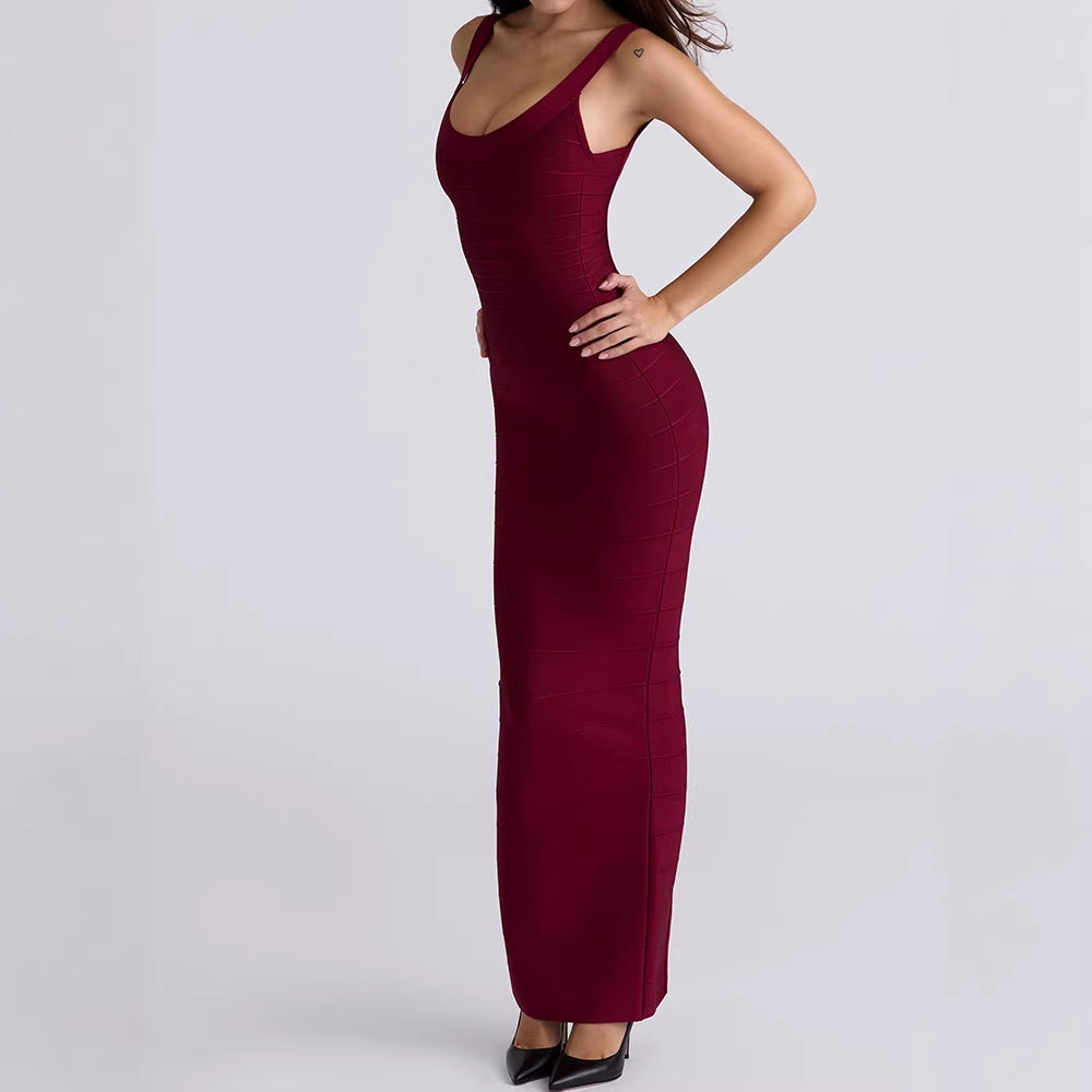 Retro Backless A-line Dress