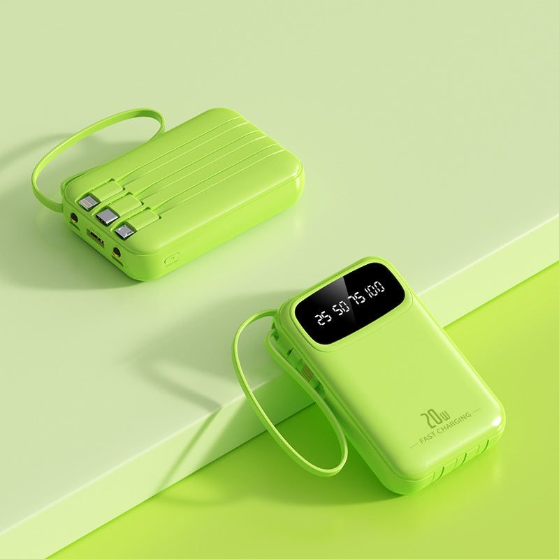 Portable 20000mAh Power Bank with Digital Display