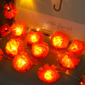 led Dahlia small colored lights string flashing lights all over the sky