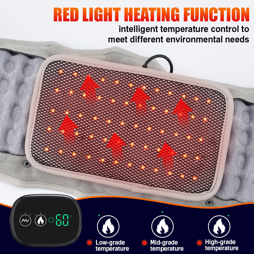 Electric Heating Vibration Massage Waist Belt