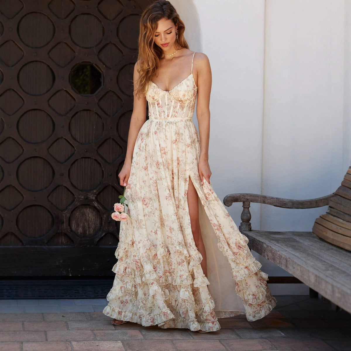 Floral long dress