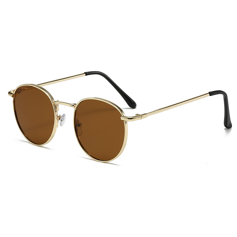 Classic Retro Small Round Frame Polarized Sunglasses