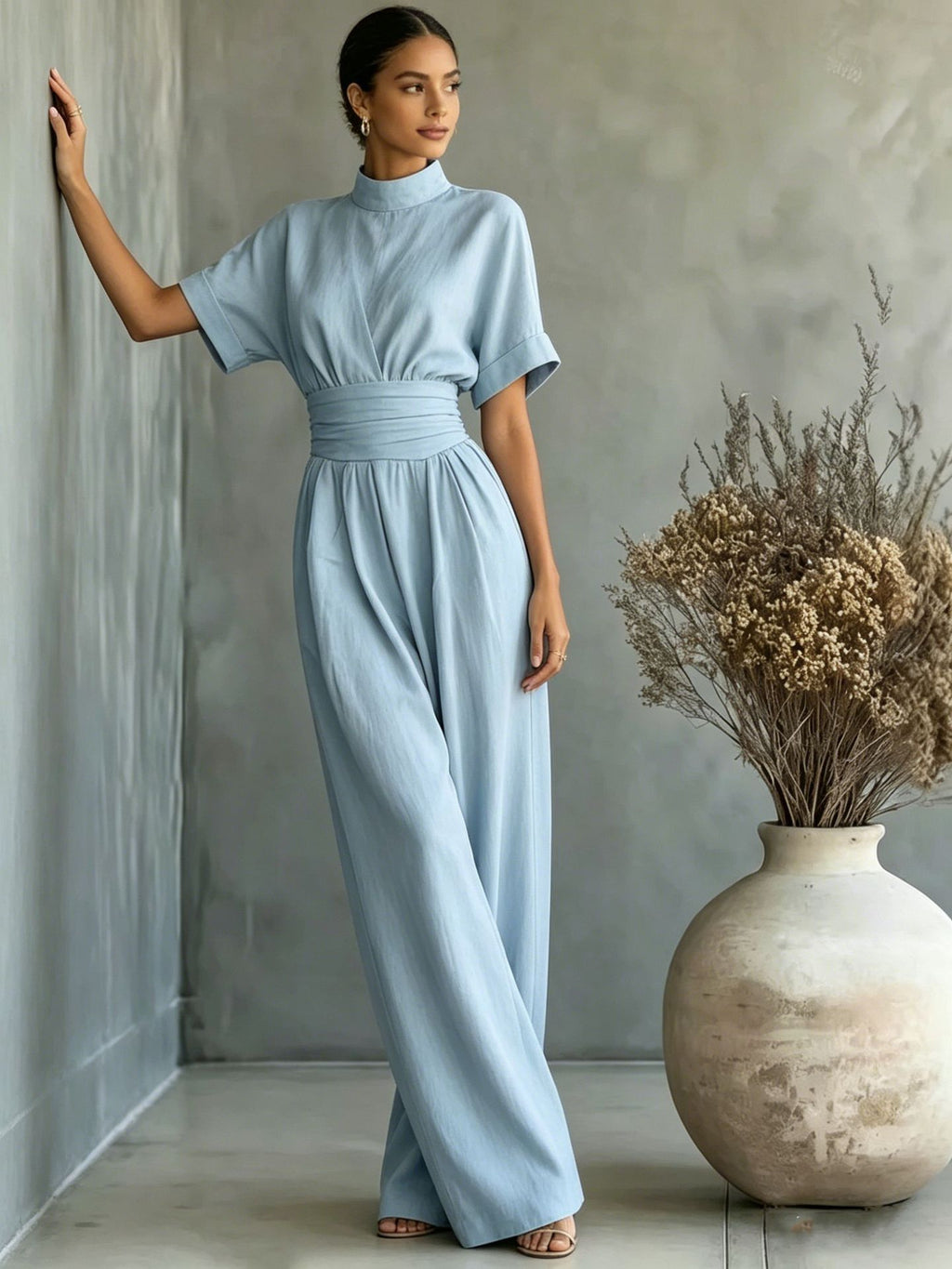 Wide-leg jumpsuit