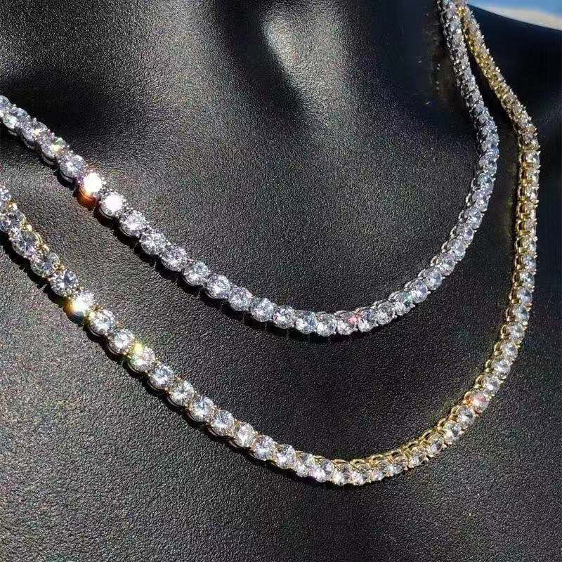 Rhinestone Single Row Necklace