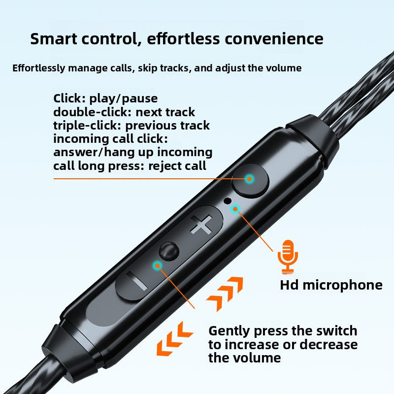 Effime Sports Wired In-Ear Headphones with Bass