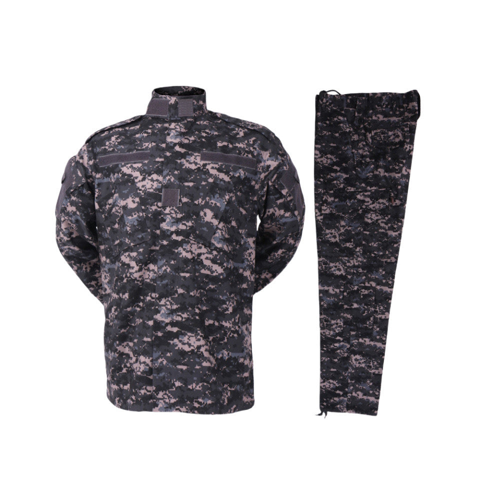 Mens Long Sleeve Camouflage Tactical Training Suit
