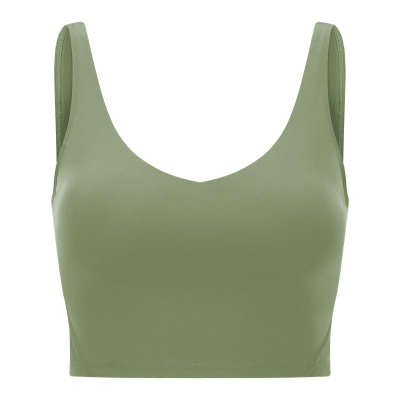 Women's shock-absorbing U-shaped back-support yoga underwear