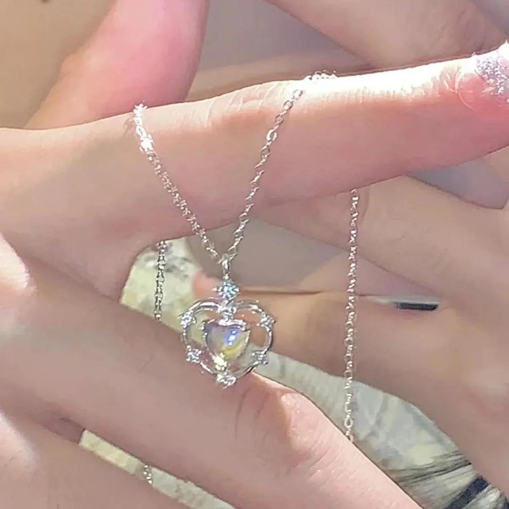 Zircon Bow Necklace for Women