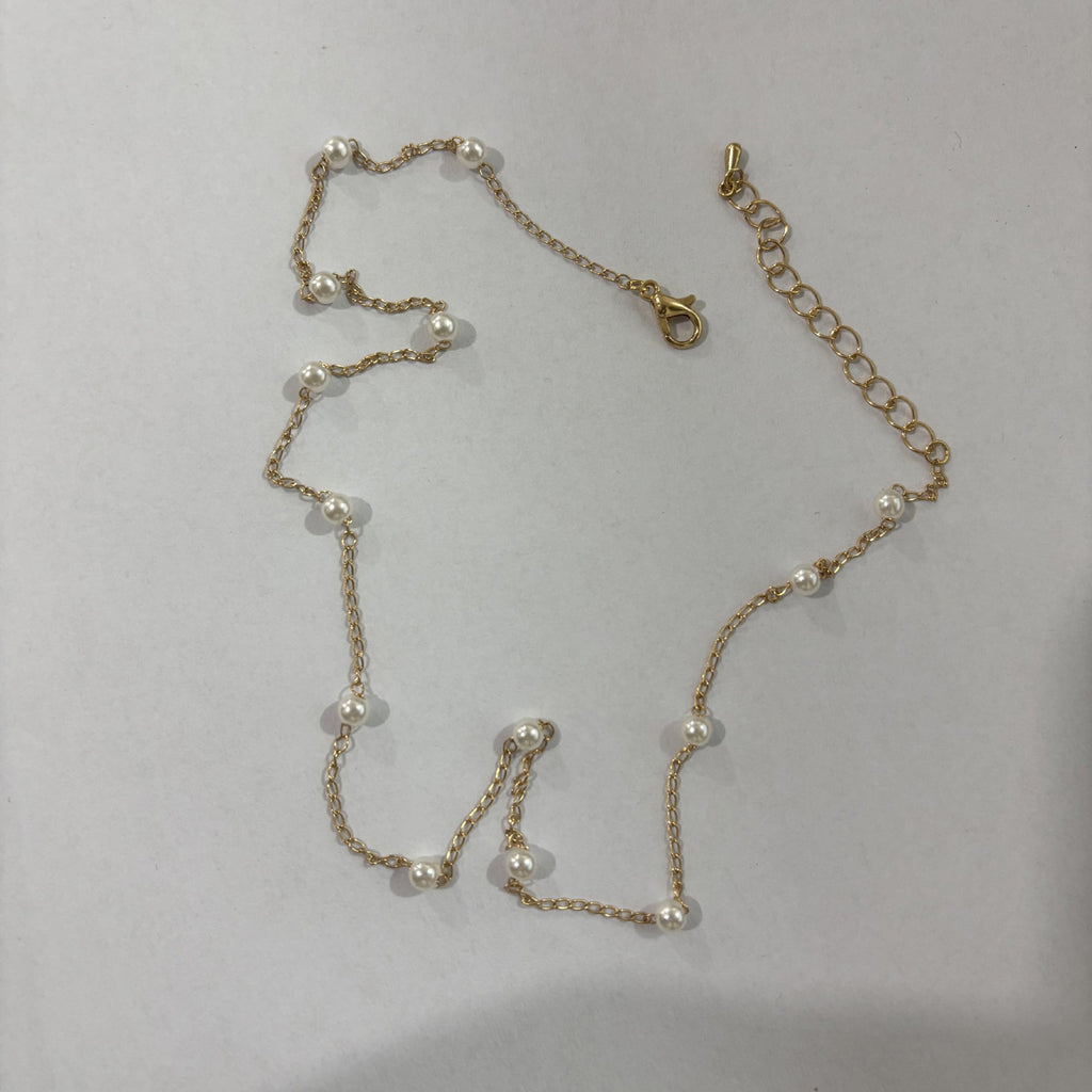 Women?s Vintage Pearl Pendant Clavicle Chain Necklace