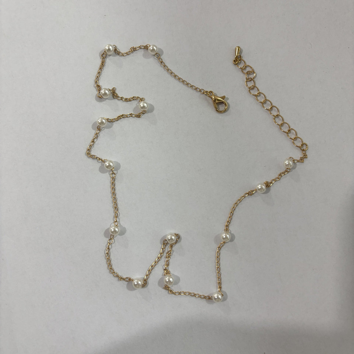 Women?s Vintage Pearl Pendant Clavicle Chain Necklace