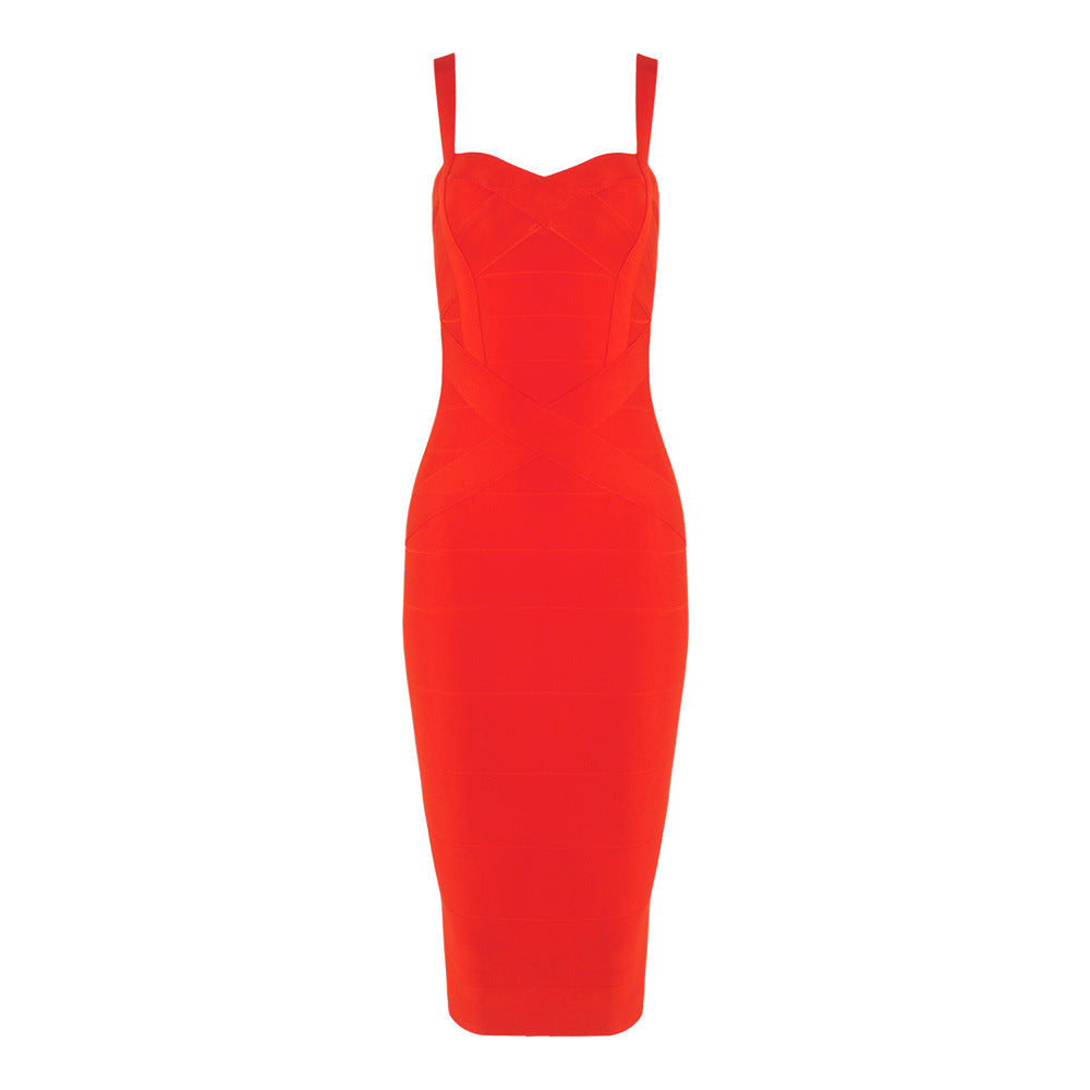 Sleeveless Bandage Bodycon Dress