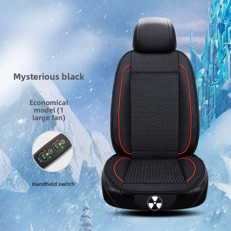 Ventilated Massage Car Seat Cushion with Cooling Function