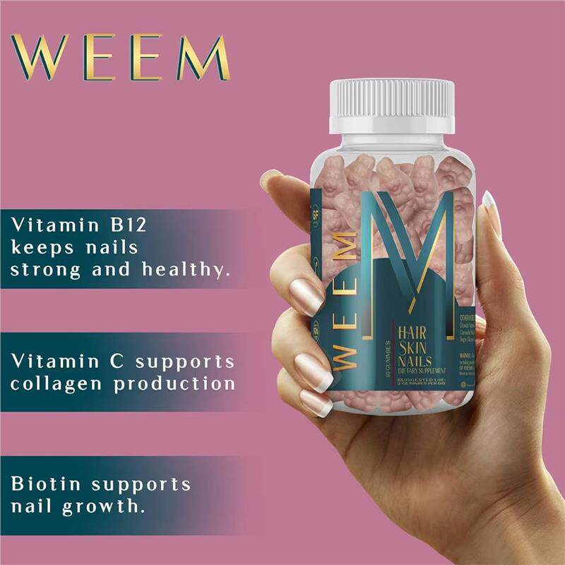 Vitamin Hair Gummies with Biotin