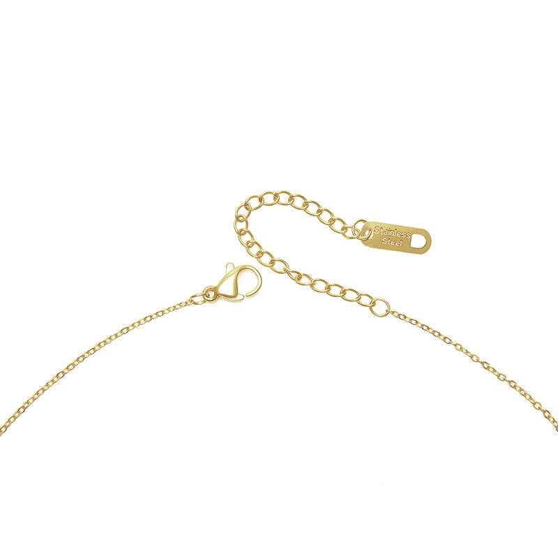 Emerald Square Zircon Necklace