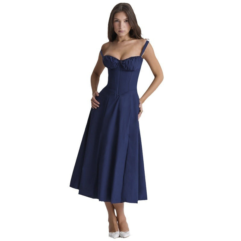 Elegant Sleeveless A-Line Dress
