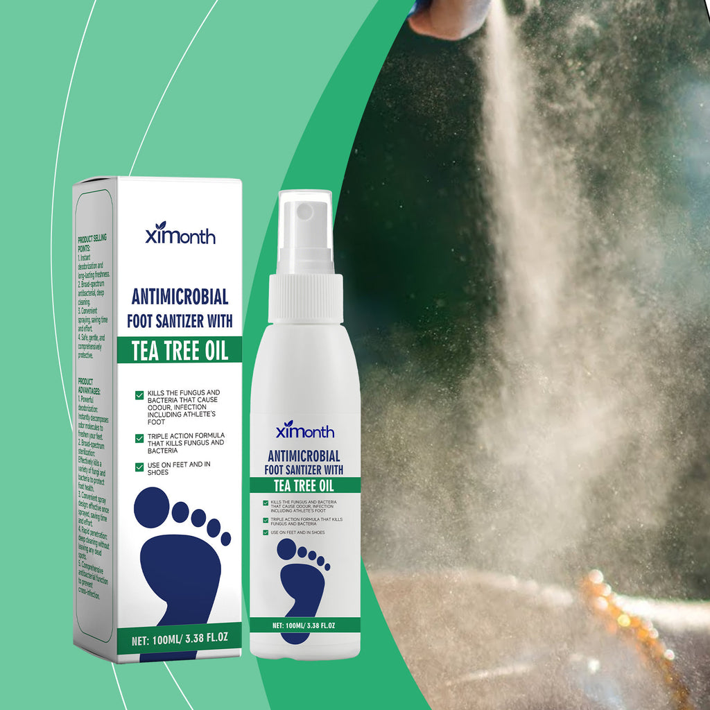 Foot Moisturizing Spray for Dry Feet and Odor Removal