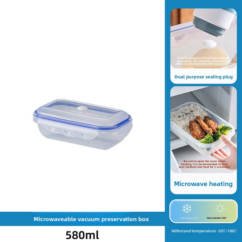 Electric vacuum storage box with air extraction function