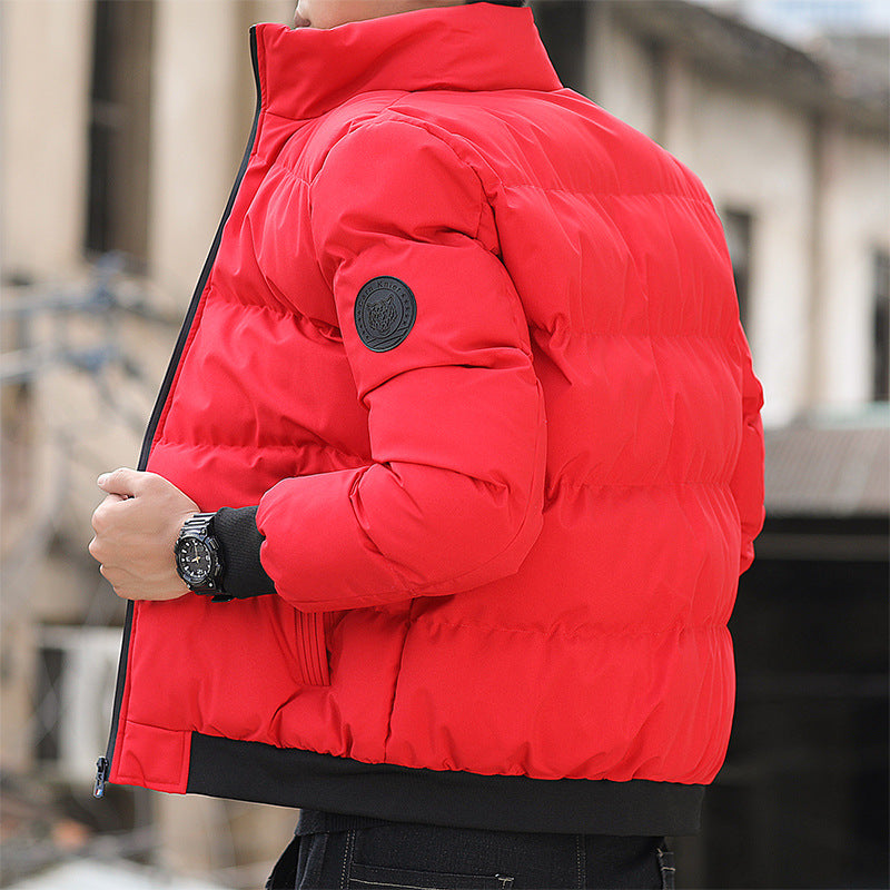 Men's Stand Collar Cotton Jacket