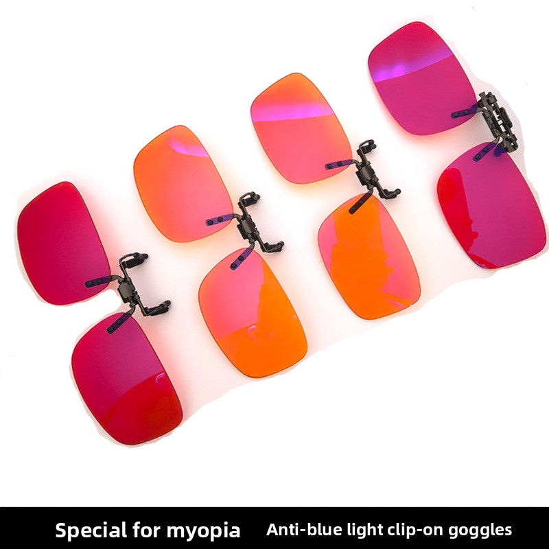 Anti Blue Light Clip On Lenses Flip Up Glasses