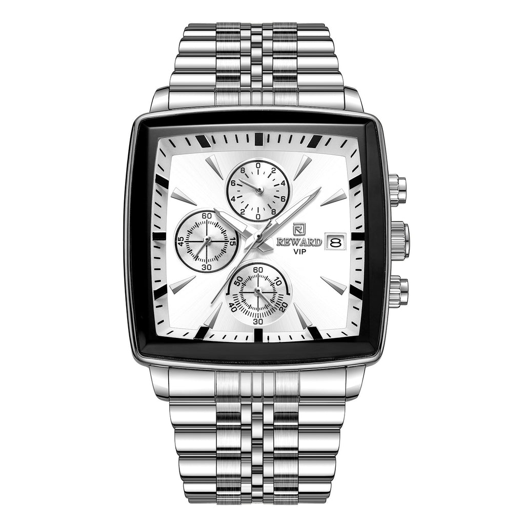 Men's watch with multi-function chronograph