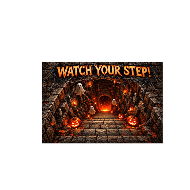 3D Visual Halloween Door Mat