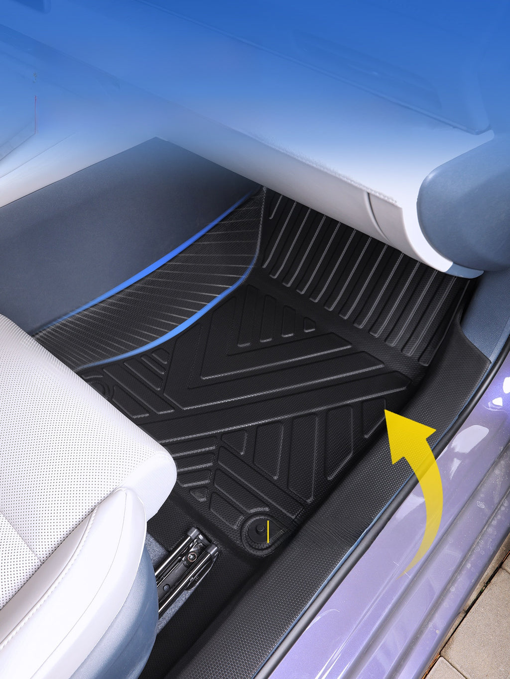 Custom TPE Floor Mats for Toyota Platinum 3X