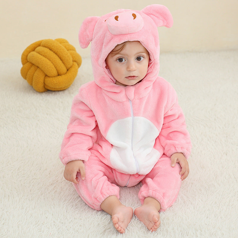 Flannel jumpsuit suit