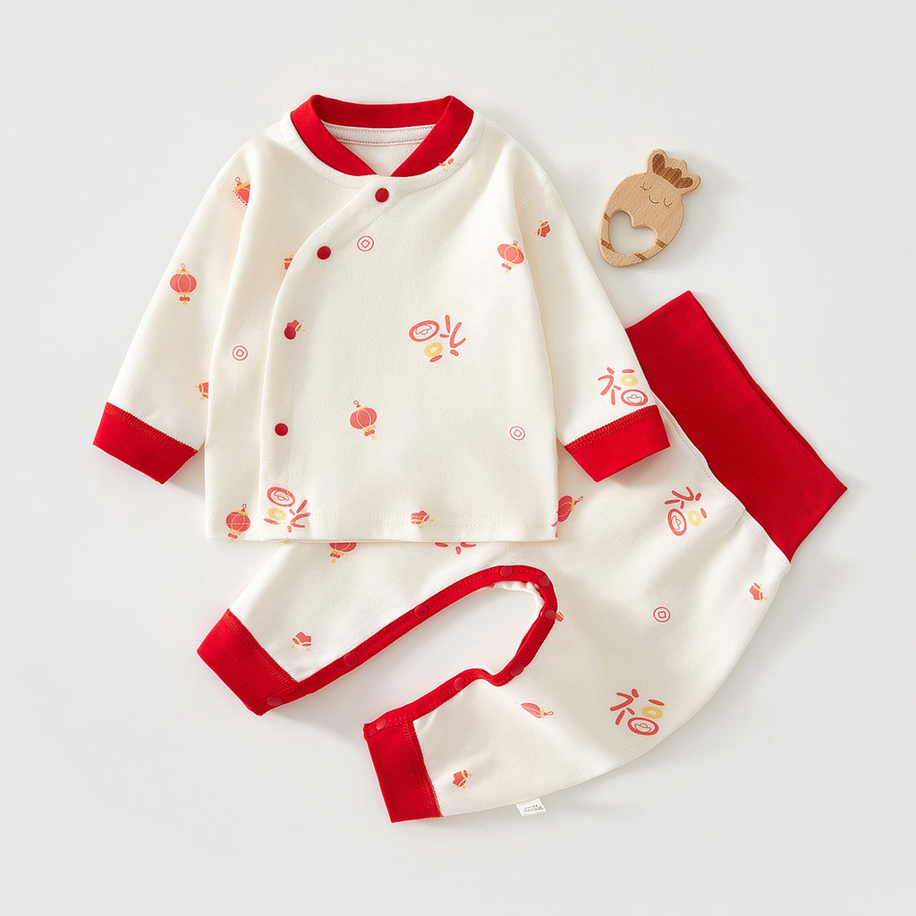 Baby pajamas for spring and autumn
