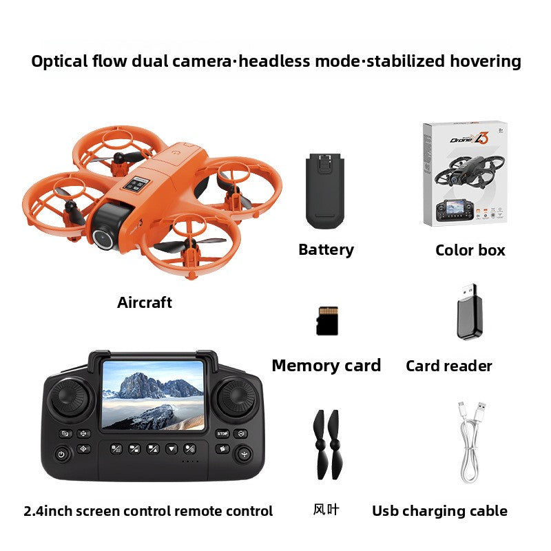 Mini Quadcopter with HD Dual Camera and Optical Flow Positioning