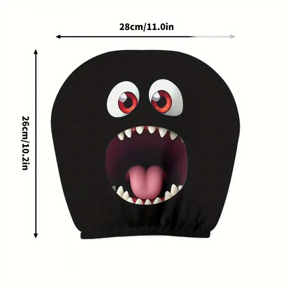 Car Printed Headrest Case Universal Funny Fun Universal Headgear
