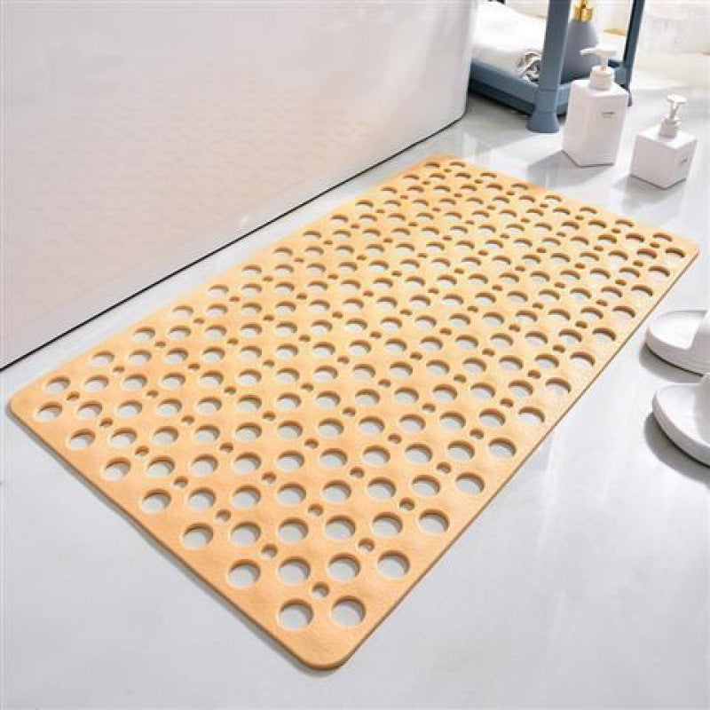 TPE Bathroom Non-Slip Mat with Suction Cups