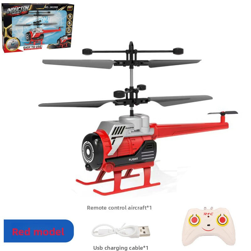 Remote Control Helicopter Drone with Sensor Technology