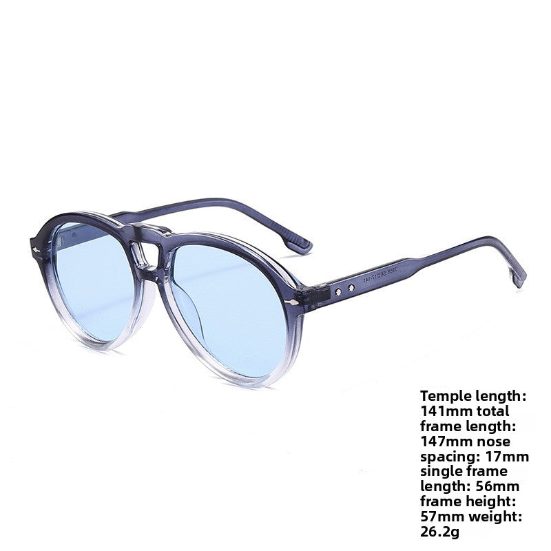 UV400 Protection Square Frame Sunglasses