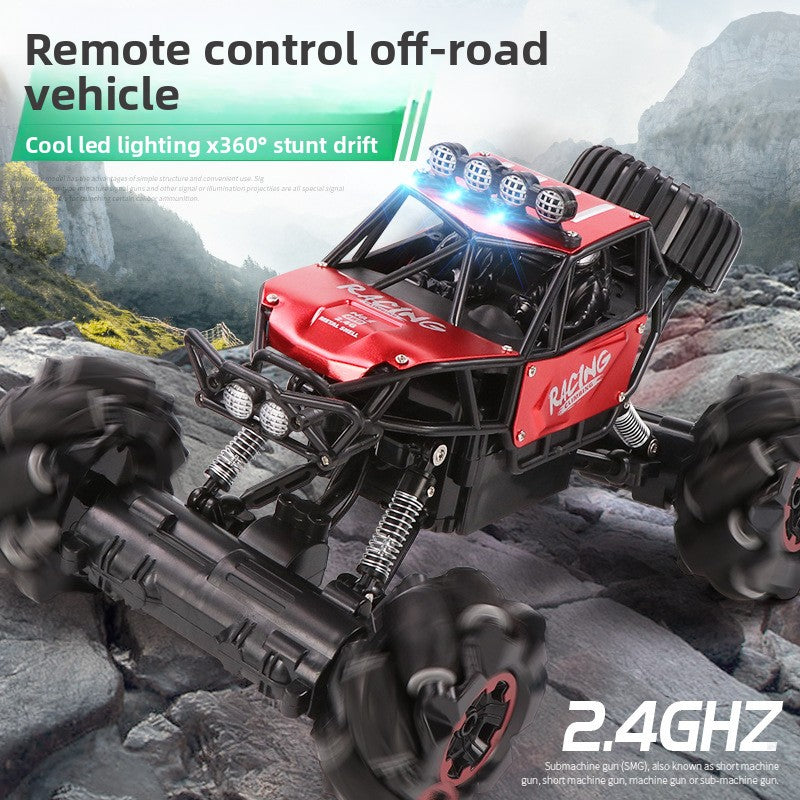 Alloy Four-Wheel Drive Remote Control Stunt Car