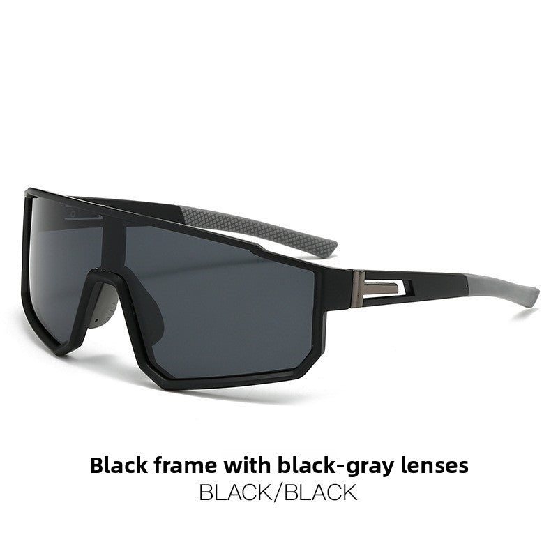 Large-frame outdoor cycling sports windproof protective sunglasses