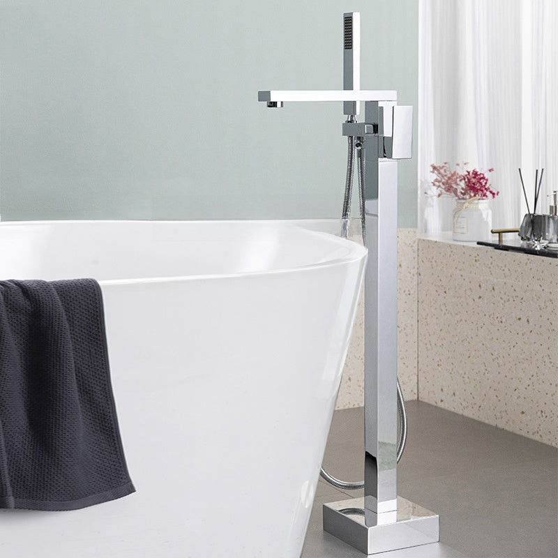 Freestanding Brass Bathtub Faucet with Shower