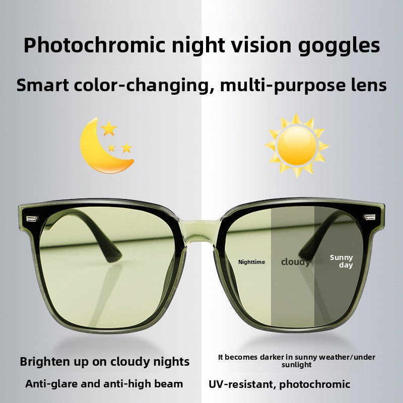 Day and Night Dual-Use Driving Sunglasses