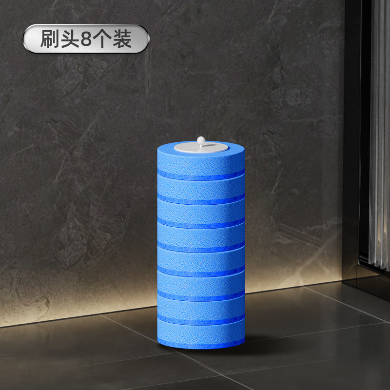 Disposable Toilet Brush with Cleaning Liquid