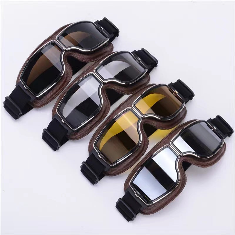 Vintage Motorcycle Riding Goggles