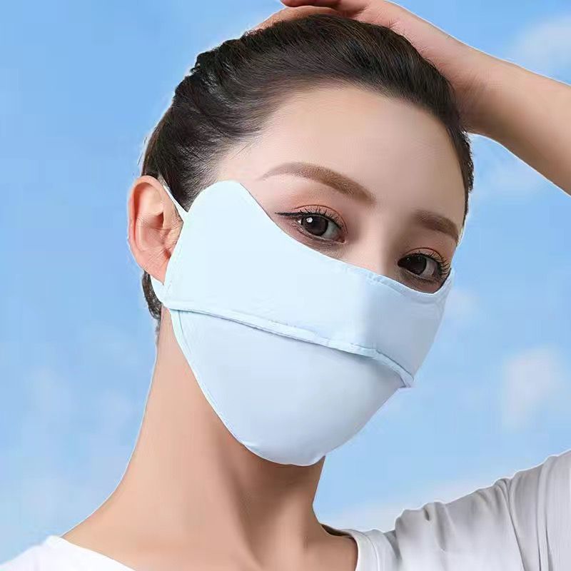 Ice Silk Protective Face Mask with UV Defense