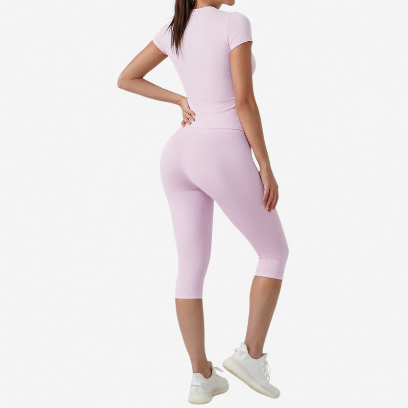 Womens High Waisted Yoga Set