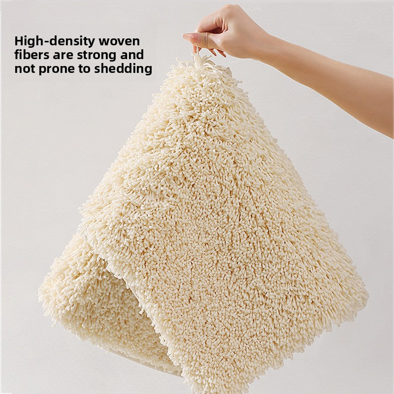 Absorbent Anti-Slip Plush Bath Mat