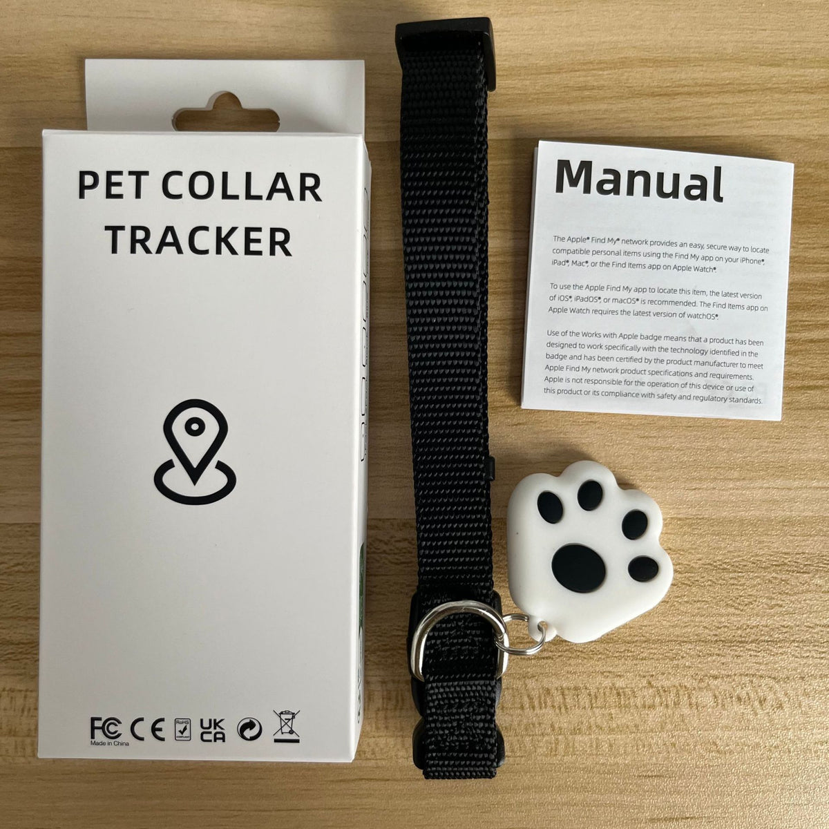 Mini Bluetooth Pet Locator Collar Anti-Lost Device