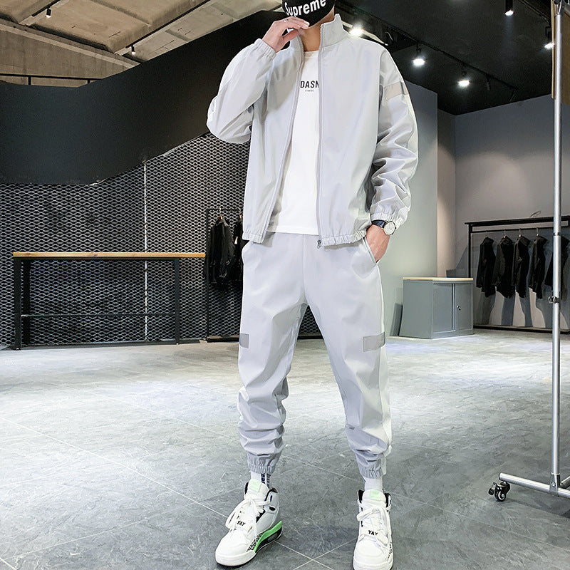 Mens Casual Two Piece Track Suit